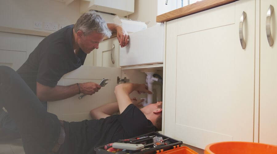 Professional burst pipe repair services in Moore, TX